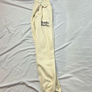 Crooks and castles new with tags sweat pants cream